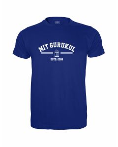 MIT GURUKULCLASSIC ROYAL BLUE T-SHIRT